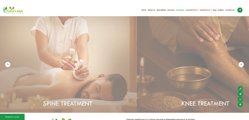 Integrated Ayurvedic Therapy & Consultation Portal — BMD Counseling & Sattvam Ayurveda