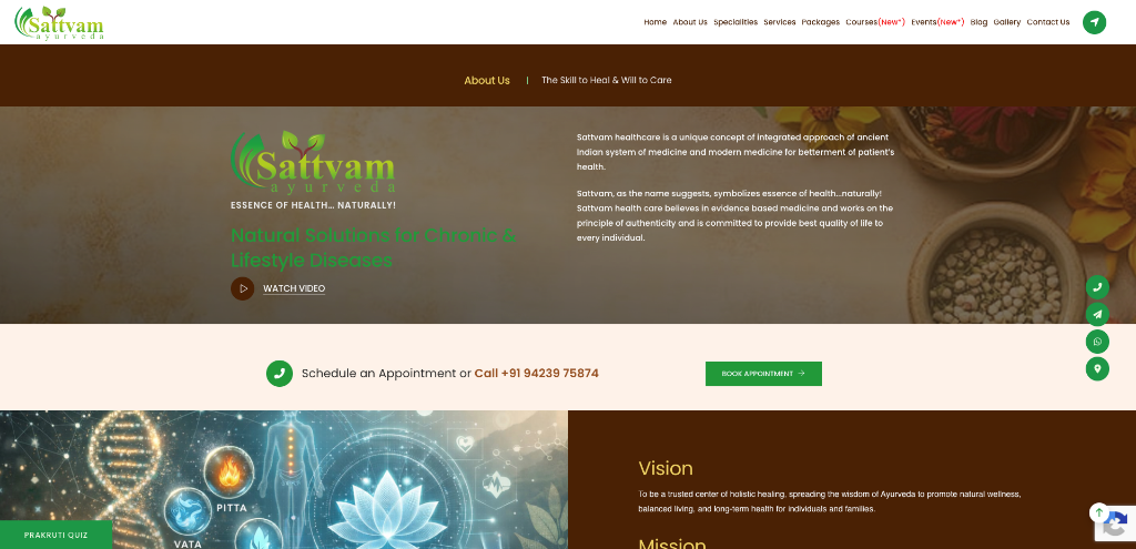 Holistic Wellness & Telehealth Integration — BMD Counseling & Sattvam Ayurveda