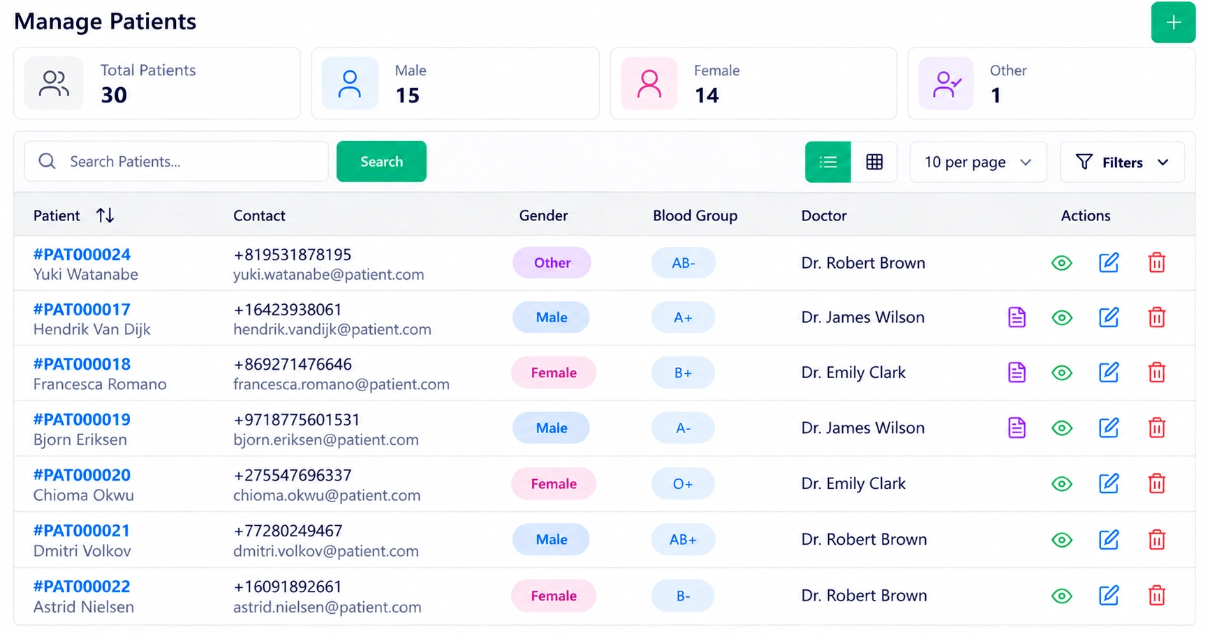 Patient Portal and Billing Interface
