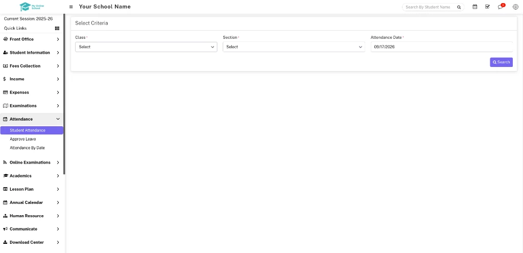 RFID Smart Attendance & Parent WhatsApp Alerts Interface